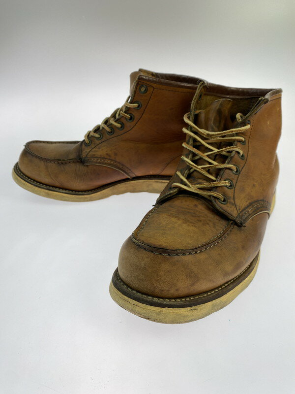 【中古品】【メンズ】 RED WING レッドウィング 犬刻印 875 IRISH SETTER アイリッシュセッター ブーツ 靴 164-251106-jt-04-min サイズ：US 9 カラー：ブラウン 万代Net店