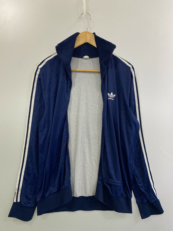 【現状渡し品】【メンズ】 adidas アディダス TRACK JACKET VENTEX社 70'S トラックジャケット ジャージ 70年代 ヴィンテージ メンズ トップス 146-251109-em-31-min カラー：ネイビー 万代Net店