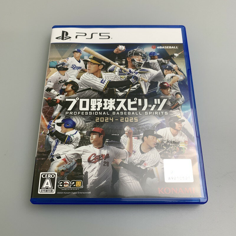 【中古品】 プロ野球スピリッツ2024-2025 - PS5 ゲームソフト テレビゲーム プレステ5 026-251111-em-20-min 万代Net店