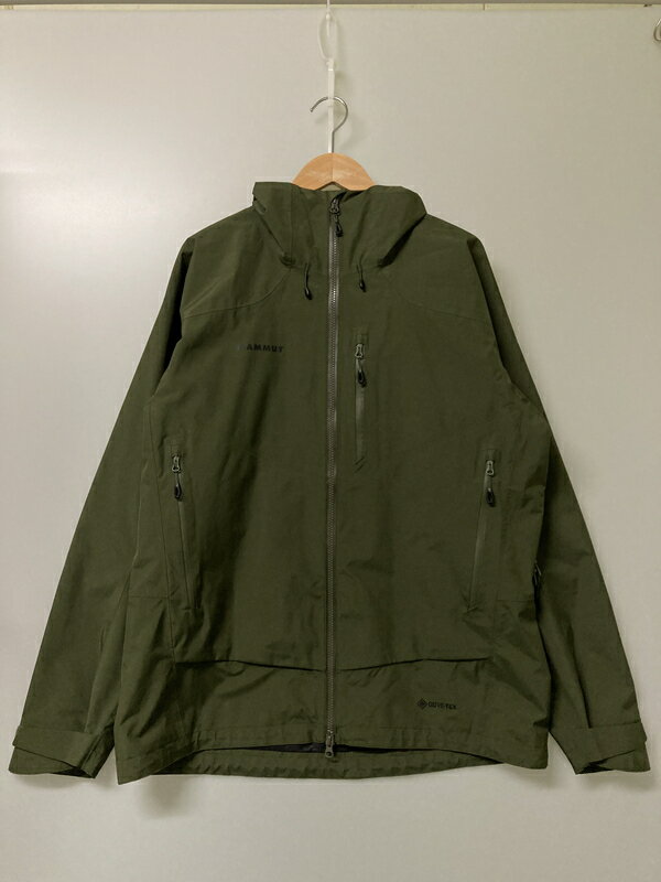【中古品】【メンズ】 Mammut マムート 1010-30281 AYAKO PRO 2.0 HS HOODED JACKET ハードシェルジャケット アウター 144-251111-AS-25-min サイズ：2XL カラー：カーキ 万代Net店
