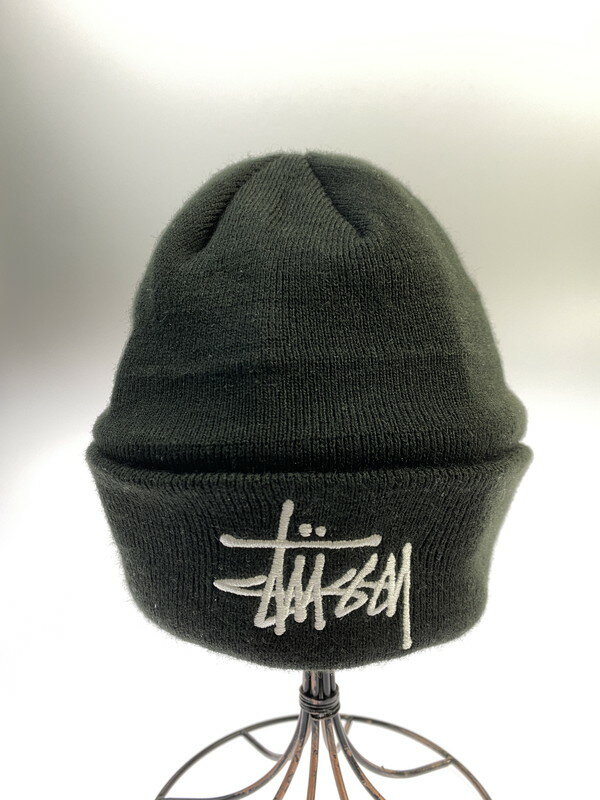 【中古美品】【メンズ】 STUSSY ステューシー THINSULATE JACQUARD BEANIE ビーニー ニットキャップ 185-251116-AS-9-min カラー：ブラック 万代Net店