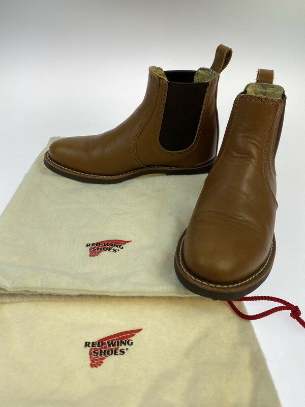 【中古品】【レディース】 RED WING レッドウィング 6-INCH CHELSEA BOOTS 3456 6インチ チェルシー ブーツ レディース 靴 シューズ レザーブーツ 167-251124-em-06-min カラー：ブラウン 万代Net店