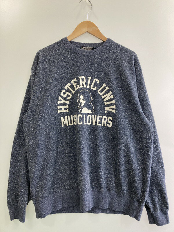 【中古品】【メンズ】 HYSTERIC GLAMOUR ヒステリックグラマー MUSIC LOVERS SWEAT 02251CS02 ミュージ..