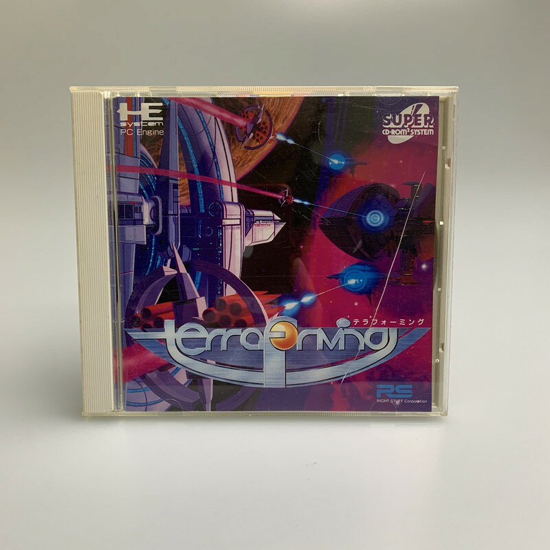 【現状渡し品】 PCエンジン テラフォーミング ライトスタッフ 横スクロールシューティングゲーム レトロゲーム CERO:記載なし 023-2604..