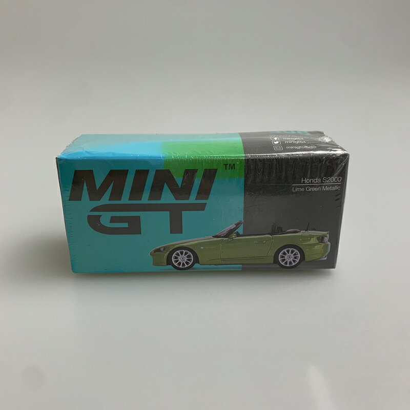 Rakuten - 【現状渡し品】 MINI GT 1/64 ホンダ S2000 (AP2) ライムグリーンメタリック 右ハンドル完成品 ミニカー シュリンク付き 061-260427-AS-5-min 万代Net店