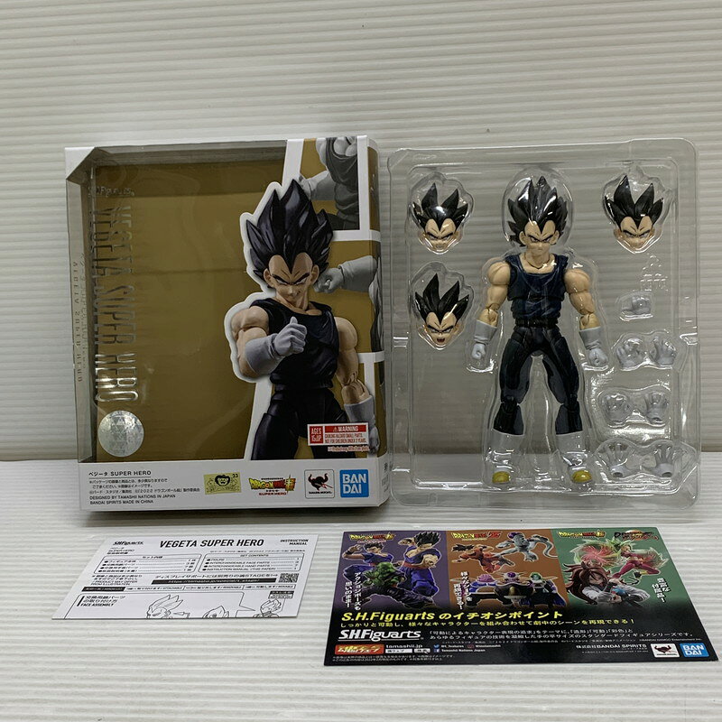 【現状渡し品】 S.H.F ベジータ SUPER HERO 映画 アニメ ドラゴンボール 超 スーパーヒーロー フィギュア 050-260729-hu-02-min 万代Net店