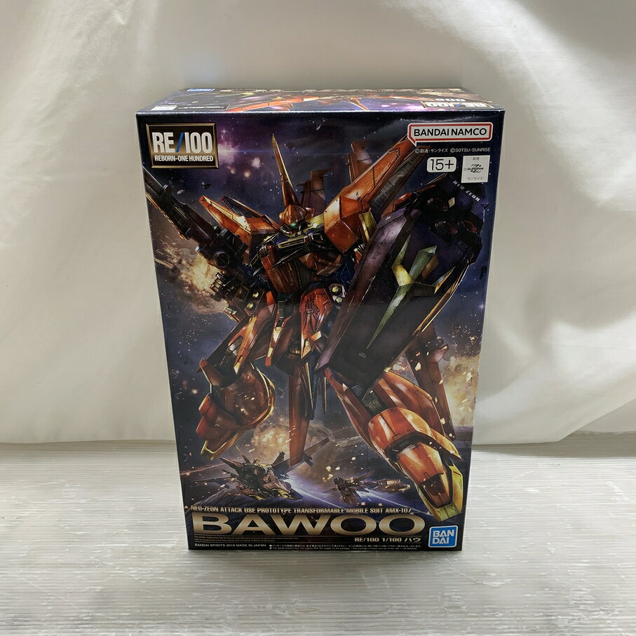 【現状渡し品】 RE/100 1/100 AMX-107 BAWOO バウ ガンプラ 未組立 バンダイ 058-260806-YT-07-min 万代Net店