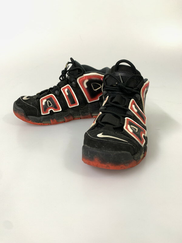 NIKE ナイキ AIR MORE UP TEMPO CJ6129-001 エアー モアアップテンポ スニーカー 靴 160-260819-jt-04-min サイズ：US 9 27.0cm カラー：ブラック/レッド 万代Net店