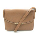 【ジャンク品】【レディース】 Christian Dior クリスチャンディオール LEATHER SHOULDER BAG レザーショルダーバッグ カバン 180-230915-kk-32-tag カラー:ブラウン 万代Net店