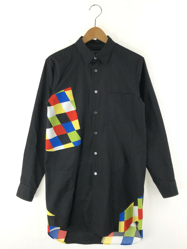 yÁzyYz COMME des GARCONS HOMME PLUS RfM\IvX 23SS GEOMETRIC PATTERN LONG SHIRT PK-B006 WIgbNp^[ OVc  gbvX 140-240331-mo-1-tag TCYFXS J[FubN NetX