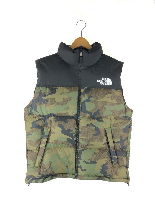 【中古】【メンズ】 THE NORTH FACE ザ・ノースフェイス NOVELTY NUPTSE VEST ND92339 ノベルティー ヌプシベスト ライトアウター ダウンベスト 144-240408-kk-13-tag サイズ：XL カラー：TNFカモ 万代Net店