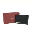 【中古】【メンズ】 CARTIER カルティエ サントス ドゥ カルティエ レザー カードケース L ...