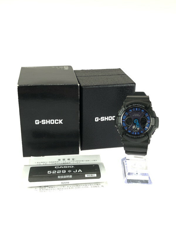 【中古】【メンズ】 CASIO カシオ G-SHOCK ジーショック ANALOG-DIGITAL Metallic Colors GA-200SH-2AJF アナデジ メタリックカラーズ クォーツ 腕時計 196-240429-kk-8-tag カラー：ブラック 万代Net店