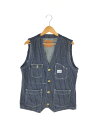 yÁzyYz THE FLAT HEAD Utbgwbh WABASH DENIM VEST DV-04WR EHobV fjxXg gbvX 145-240502-mo-7-tag TCYF40R J[FWABASH STRIPE NetX