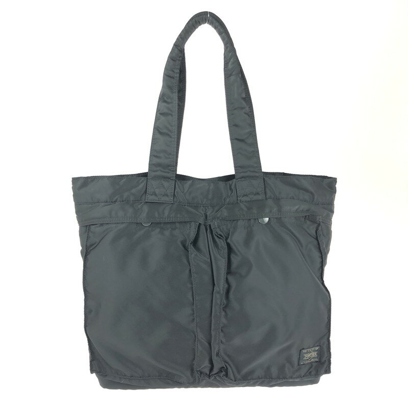 【中古】【メンズ】 PORTER ポーター TANKER TOTE BAG タンカー トートバッグ 吉田カバン 188-240516-mo-16-tag カラー：ブラック 万代Net店