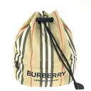 【中古】【レディース】 BURBERRY バーバリー 8026737 ドローコードポーチ カバン 巾着バッグ 180-240527-mo-2-tag カラー:ベ...