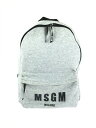 【中古】【メンズ/レディース】 MSGM LOGO BACKPACK エムエスジーエム ロゴ バックパック リュックサック カバン 188-240720-hi-...