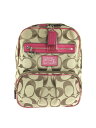 【中古】【レディース】 COACH コーチ シグネチャー バッグパック F22948 カバン リュックサック 180-240721-mo-9-tag カラー:ベ...