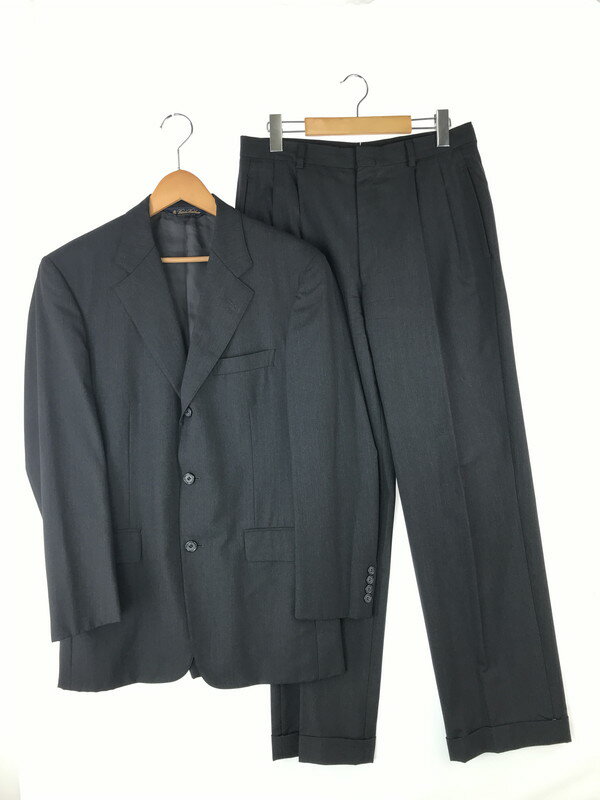 【中古】【メンズ】 Brooks Brothers ブルックスブラザーズ 3B SUIT SET-UP 19-02-8700 3Bスーツ セットアップ 147-240917-yk-20-tag サイズ:37REG31W カラー:BLACK 万代Net店