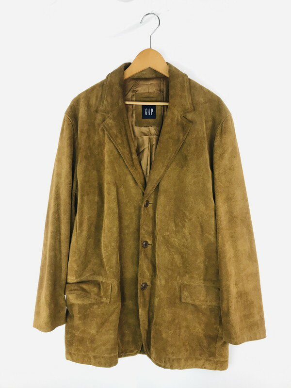 楽天スーパーSALE 20%OFF~【現状渡し品】【メンズ】 OLD GAP オールド ギャップ 90S SUEDE LEATHER JACKET スエードレザージャケット アウター 146-241112-na-04-tag サイズ:表記サイズなし カラー:ブラウン 万代Net店