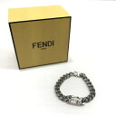 【中古品】【メンズ/レディース】 FENDI フェンディ バゲット ブレスレット アクセサリー 182-241115-yk-06-tag カラー:シルバー 万代...