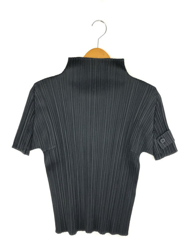 【中古品】【レディース】 PLEATS PLEASE ISSEI MIYAKE プリーツプリーズ イッセイミヤケ HIGH NECK PLEATED BLOUSE PP71-JK121 ハイネック プリーツブラウス トップス 170-241220-mo-20-tag サイズ:3 カラー:ブラック 万代Net店
