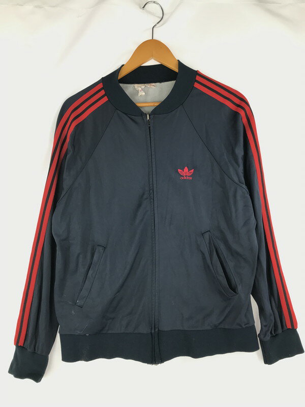 【現状渡し品】【メンズ】 adidas アディダス ATP TRACK JACKET トラックジャケット ライトアウター フランス製 146-250108-na-06-tag サイズ:表記サイズなし 下記参照 カラー:ネイビー 万代Net店
