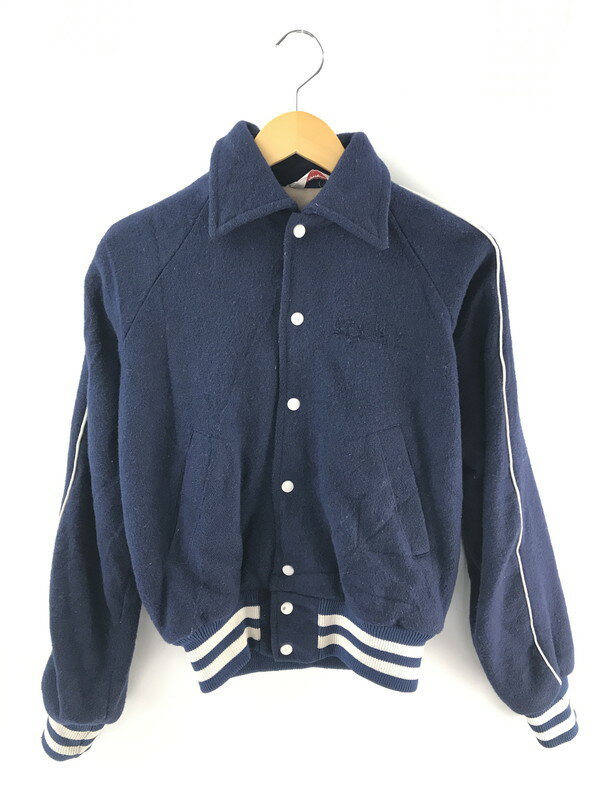 【現状渡し品】【メンズ】 EMPIRE エンパイア 80S WOOL STADIUM JACKET 80年代 スタジアムジャケット アウター 146-250131-mo-29-tag サイズ:S カラー:ネイビー 万代Net店