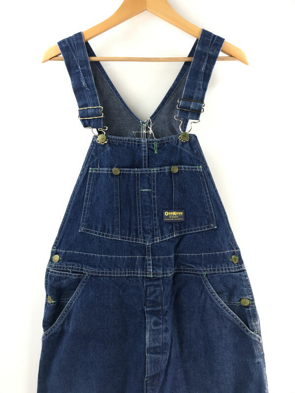 【中古品】【メンズ】 OSH KOSH オシュコシュ DENIM OVERALL デニムオーバーオール サロペット ボトムス 157-250209-hi-19-tag サイズ:32 カラー:ブルー 万代Net店