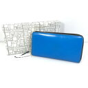 【中古品】【メンズ】 COMME des GARCONS コムデギャルソン SUPER FLUO 0111SF スーパーフロー 長財布 ロングウォレット 200-250315-hi-13-tag カラー:ブルー 万代Net店(4)