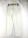【中古品】【メンズ】 Dickies ディッキーズ × RON HERMAN ロンハーマン 別注 コラボ 23AW STRETCH TWILL WORK CHINO PANTS 233M40RH01 ストレッチ ツイル ワーク チノ パンツ ボトムス 152-250321-yk-05-tag サイズ:32 カラー:ホワイト 万代Net店(4)