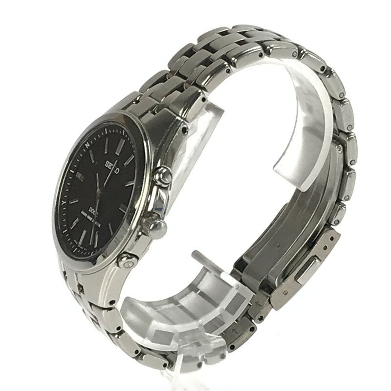 【中古品】【メンズ】 SEIKO セイコー DOLCE 5B21-0AC0 ドルチェ クォーツ 電波腕時計 腕時計 197-250323-hi-03-tag カラー：シルバー 万代Net店