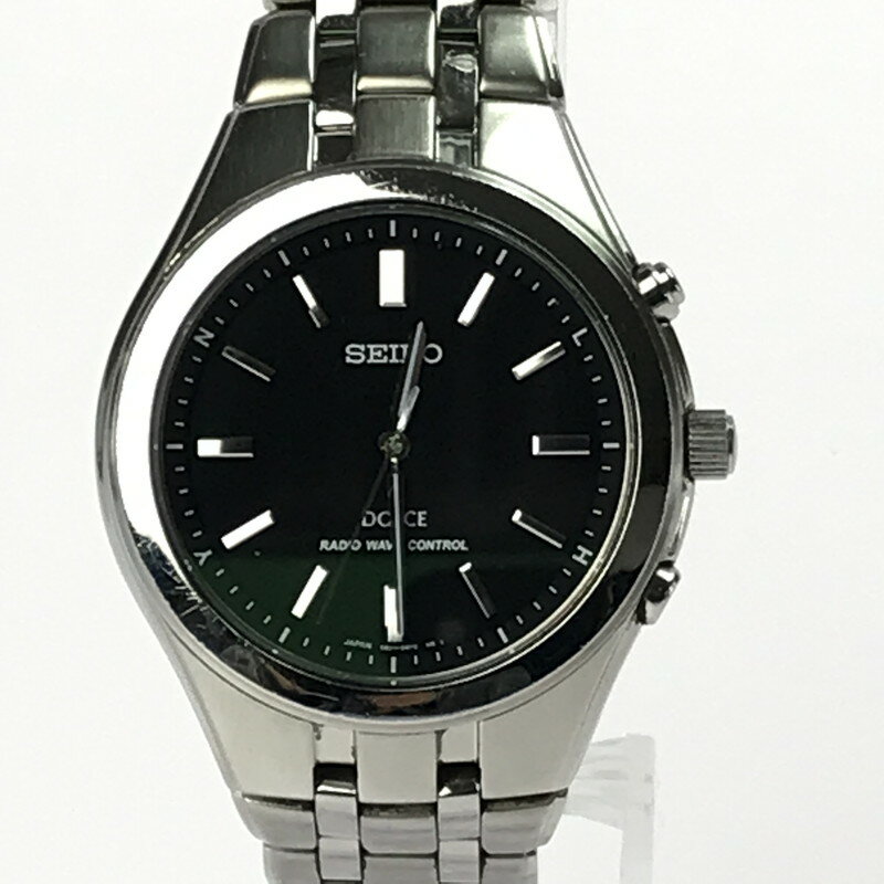 【中古品】【メンズ】 SEIKO セイコー DOLCE 5B21-0AC0 ドルチェ クォーツ 電波腕時計 腕時計 197-250323-hi-03-tag カラー：シルバー 万代Net店