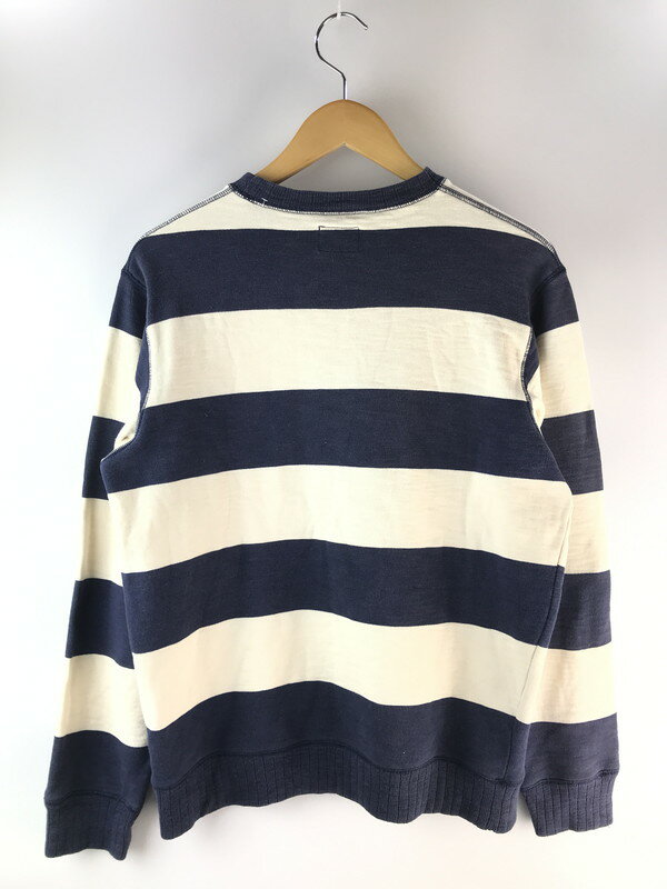 【中古品】【メンズ】 STUSSY ステューシー 00’s BORDER SWEAT 00年代 ボーダースウェット トレーナー 142-250327-hi-04-tag サイズ：M カラー：ネイビー/ホワイト 万代Net店
