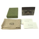 【中古品】【メンズ】 GUCCI グッチ LEATHER CARD CASE 597557 レザー カードケース GGスプリーム 名刺入れ 財布 181-250...