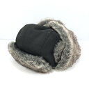 【中古品】【メンズ】 NEW ERA ニューエラ × XLARGE エクストララージ 別注 コラボ FLIGHT CAP フライトキャップ 帽子 185-250...