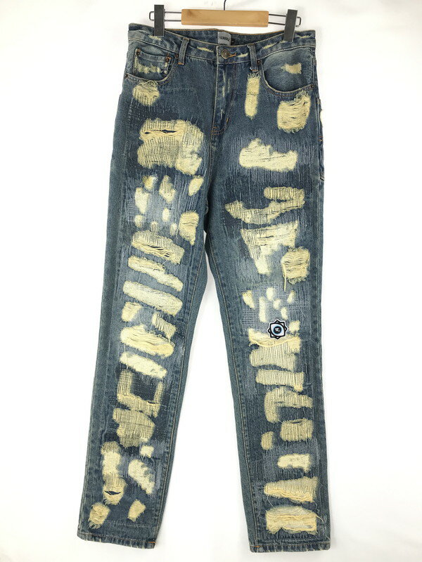 【中古品】【メンズ】 WANNA ワナ L.F.S.E 55 DISTRESSED JEANS ダメージジーンズ デニムパンツ 151-250510-hi-11-tag サイズ：1 カラー：インディゴ 万代Net店