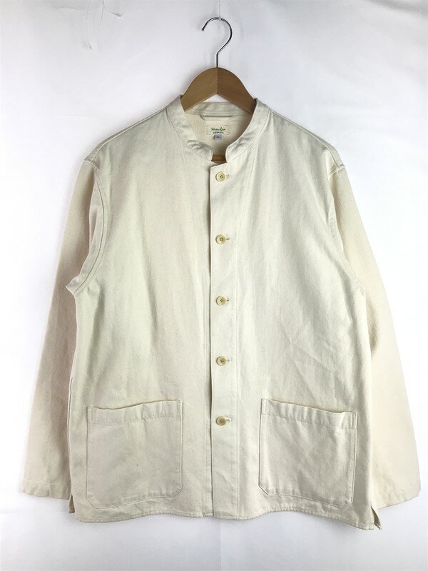 楽天万代Net店【中古品】【メンズ】 Steven Alan スティーブンアラン ORGANIC O/D STAND COVERALL 8125-199-0411 オーガニックコットン スタンドカラー カバーオール ライトアウター 140-250514-hi-18-tag サイズ：XL カラー：アイボリー 万代Net店