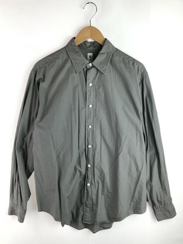 【中古品】【メンズ】 LE エルイー LONG SLEEVE SHIRT 21-050-153-2410 ロングスリーブシャツ 長袖シャツ トップス 140-250604-ki-02-tag サイズ：2 カラー：グレー 万代Net店