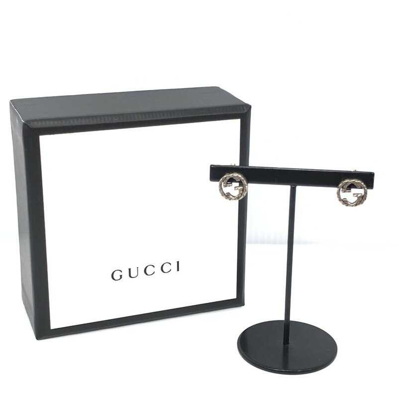 GUCCI 燻 片耳ピアス 正規品 GUCCI グッチ ピアス シルバー925 ブランド メンズ レディース