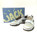 【中古美品】【メンズ】 NIKE ナイキ × TRAVIS SCOTT トラヴィス・スコット コラボ ZOOM FIELD JAXX HQ3073-100 ズーム フィールド ジャックス スニーカー 靴 160-250620-hi-06-tag サイズ:27.5cm US 9.5 カラー:WHITE/LIGHT CHOCOLATE 万代Net店