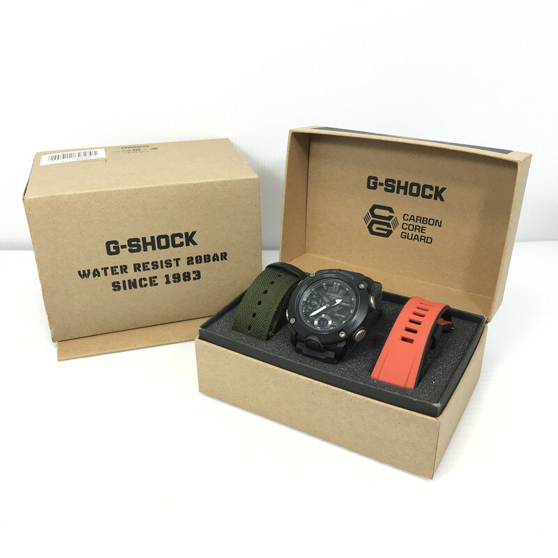 【中古品】【メンズ】 CASIO カシオ G-SHOCK GA-2000E-4JR ジーショック アナデジ クォーツ 腕時計 196-250704-yy-17-tag カラー:ブラック 万代Net店