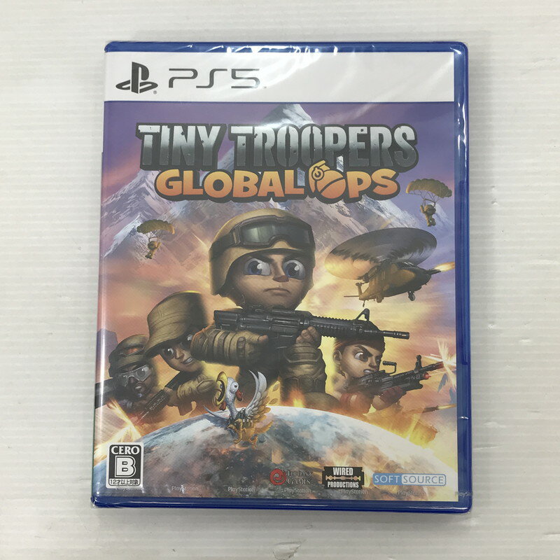 【中古美品】 【未開封】PlayStation5 プレイステーション5 ソフト Tiny Troopers : Global Ops タイニートゥルーパーズ [CERO区分_B / 12歳以上対象] 026-250823-hi-04-tag 万代Net店