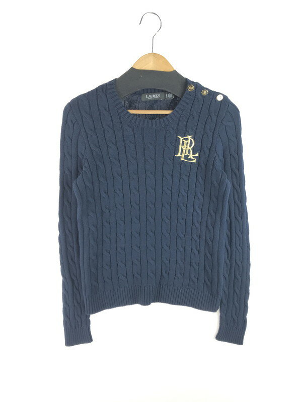 【中古品】【レディース】 LAUREN RALPH LAUREN ローレン ラルフ ローレン BUTTON TRIMMED CABLE KNIT ボタントリム ...
