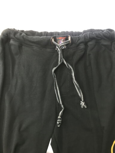 【中古品】【メンズ】 ED HARDY エドハーディ SIDE LOGO SWEATPANTS サイドロゴ スウェットパンツ ボトムス 152-250908-rt-18-tag サイズ:L カラー:ブラック 万代Net店