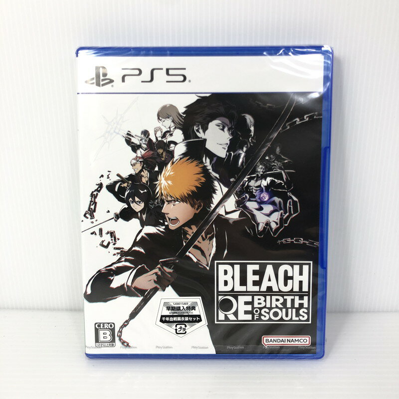 【中古美品】 【未開封】PlayStation5 PS5 プレイステーション5 プレステ5 ソフト BLEACH Rebirth of Souls [CERO区...