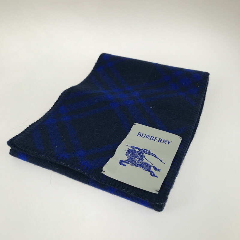 【中古品】【メンズ】 BURBERRY バーバリー CHECK WOOL SCARF 8079249 チェック ウールスカーフ 183-25..