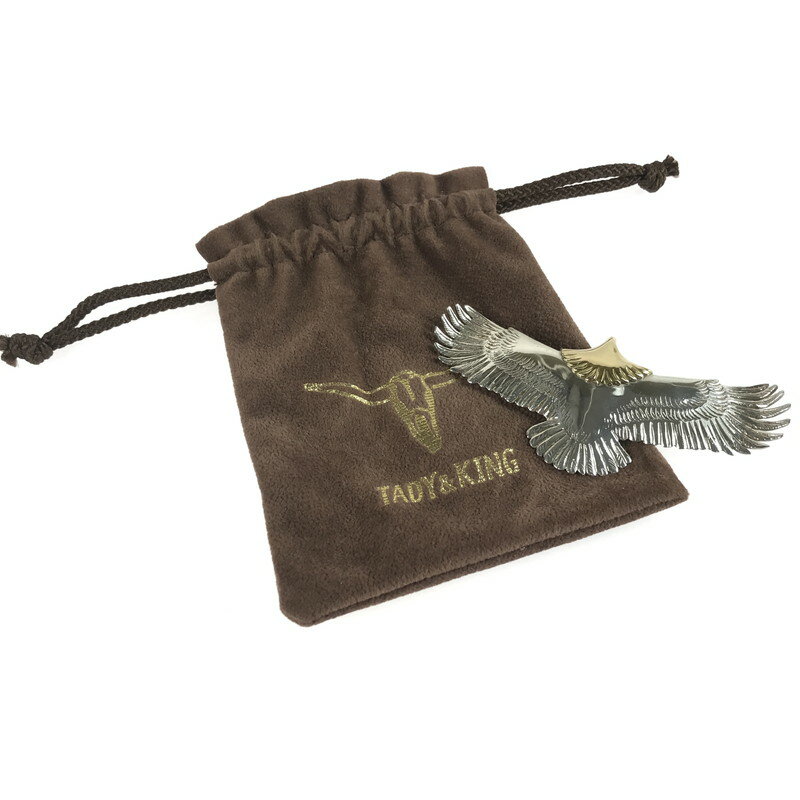 【中古品】【メンズ】 TADY&KING タディアンドキング K18 SV925 特大イーグル頭金 TKH027 ペンダントト..