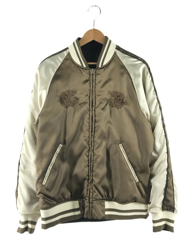 【中古品】【メンズ】 ALPHA INDUSTRIES アルファ インダストリーズ REVERSIBLE SOUVENIR JACKET TA1173-8236 リバーシブル スーベニア ジャケット ライトアウター 145-251005-na-04-tag サイズ:L カラー:ブラック/ブラウン 万代Net店