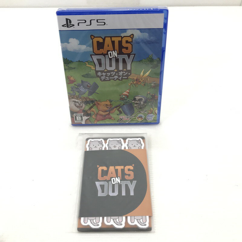 【中古美品】 【未開封】PlayStation5 PS5 プレイステーション5 プレステ5 ソフト Cats on Duty [CERO区分_B / 12歳以上...